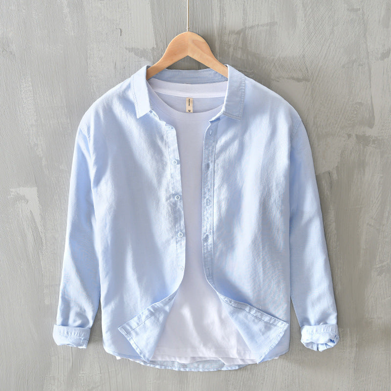 Langärmliges Baumwoll‑Linien‑Shirt – Bild 6 | LuxeStyle