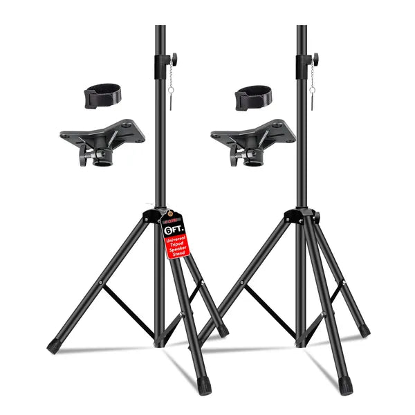 Universal Lautsprecherständer, höhenverstellbar (2er-Set) – Ansicht 3