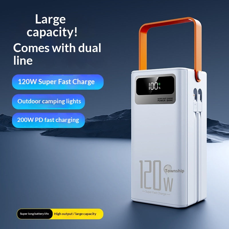 120W Fast-Charging Power Bank mit Digitalanzeige
