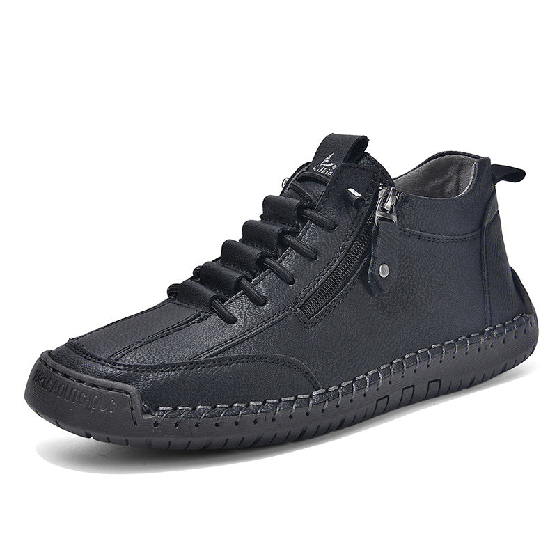 Herrenleather Sneaker – Bild 6 | LuxeStyle