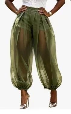 Semi-transparente Mesh-Haremshose
