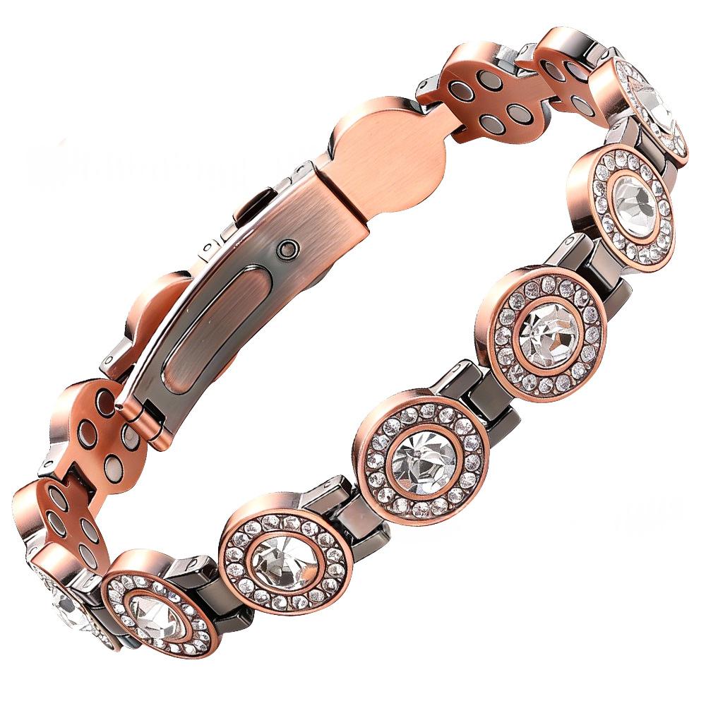 Vollbesetztes Armband mit Magnetverschluss