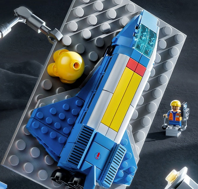 Weltraumrakete Bausteine für Kinder