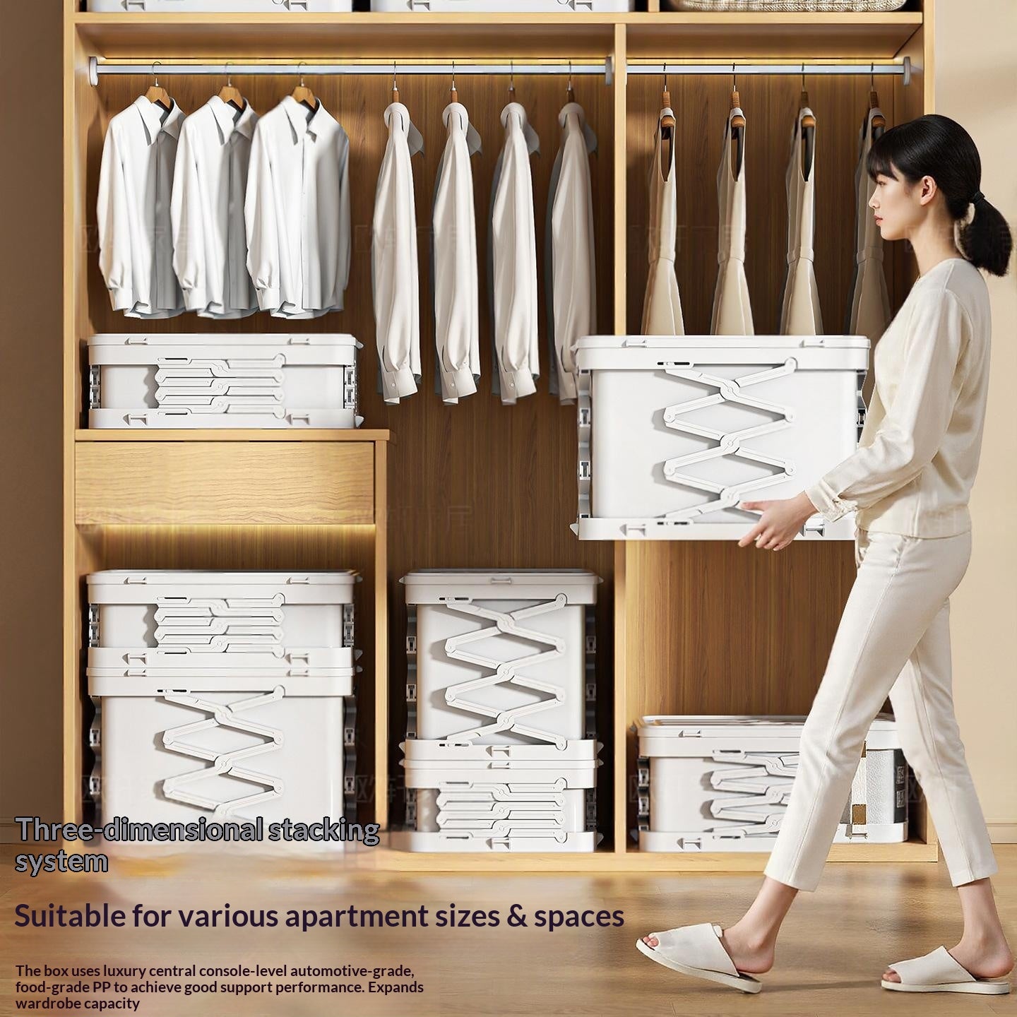 Faltbarer Aufbewahrungs-Schrank