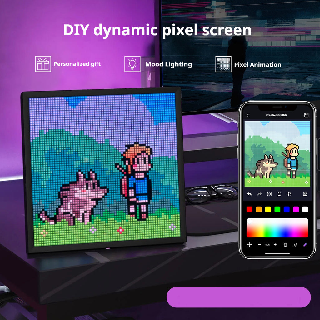 LED Pixel Screen für Gaming-Atmosphäre