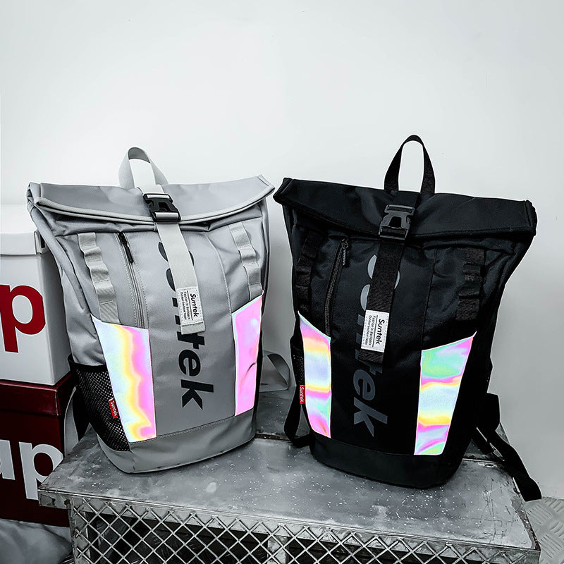 Grosser Schulranzen-Rucksack aus Nylon – Bild 5 | LuxeStyle