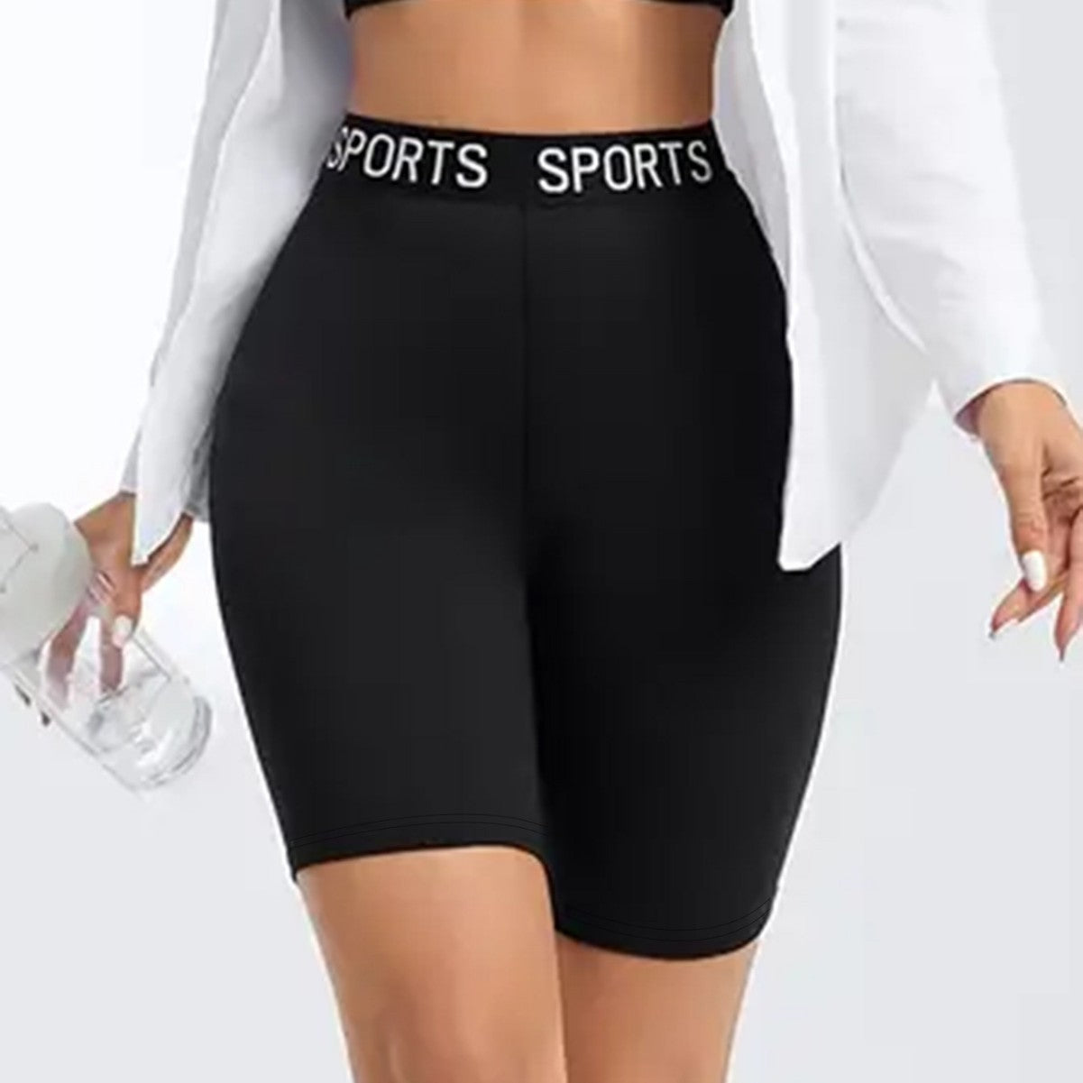 High-Waist Capri Yoga-Hose mit Bauchkontrolle