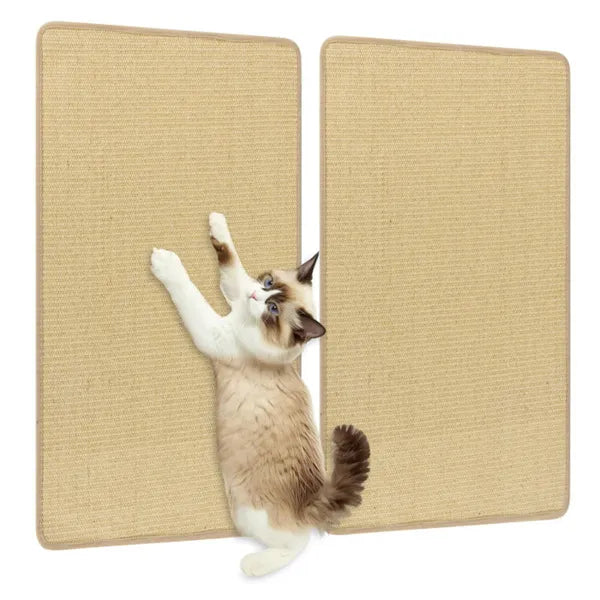 2er-Set Sisal-Kratzmatten für Katzen