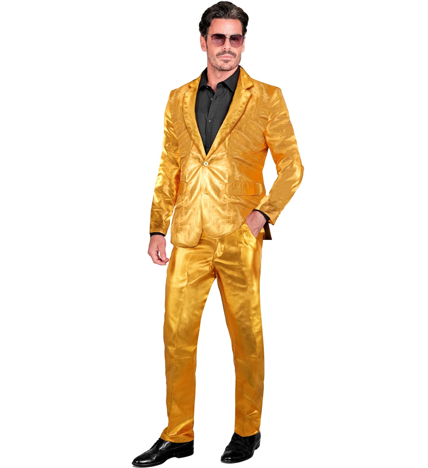 Kostüm Anzug gold