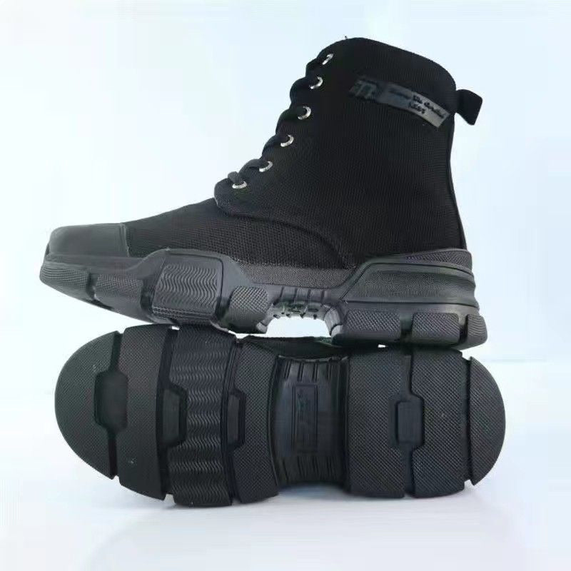 Herren-Stiefel mit Schnürung und dicker Sohle – Bild 14 | LuxeStyle