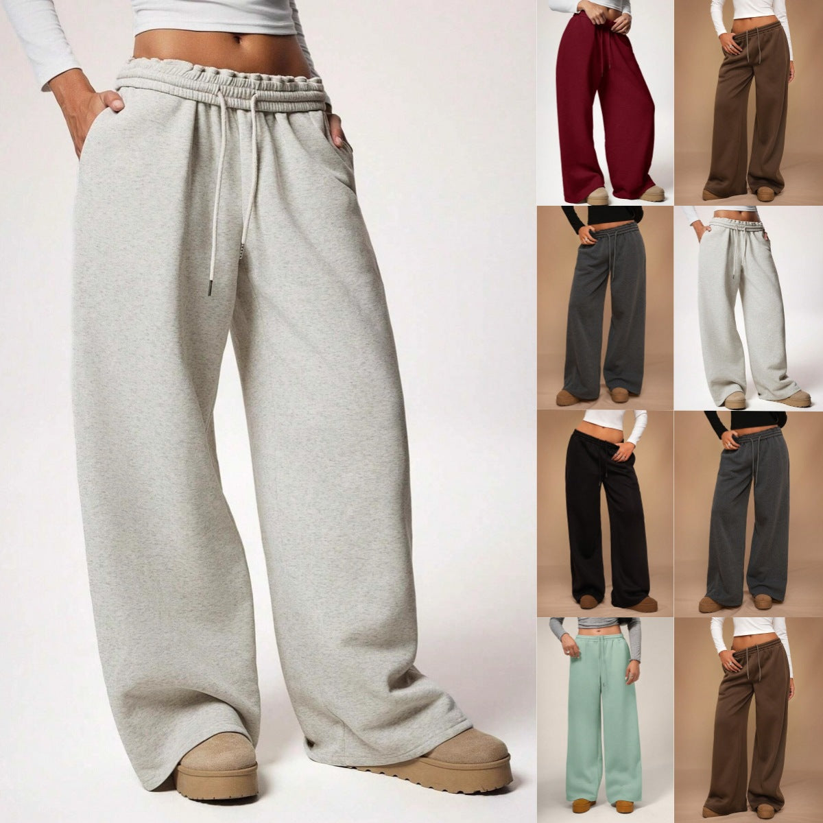 Cordhose im Loose Fit mit weitem Bein