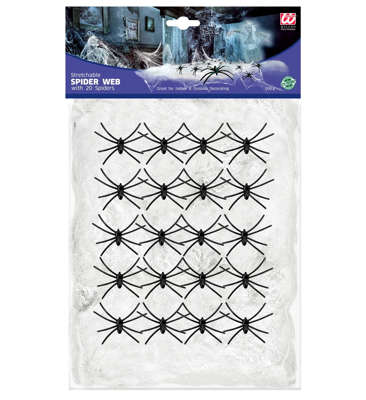 Spinnennetz weiss
