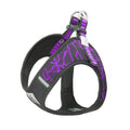 Hundeharnisch mit Laufgurt aus gefliertem Stoff | LuxeStyle