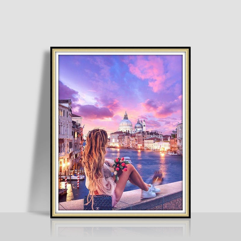 Romantische Atmosphäre Ölmalerei