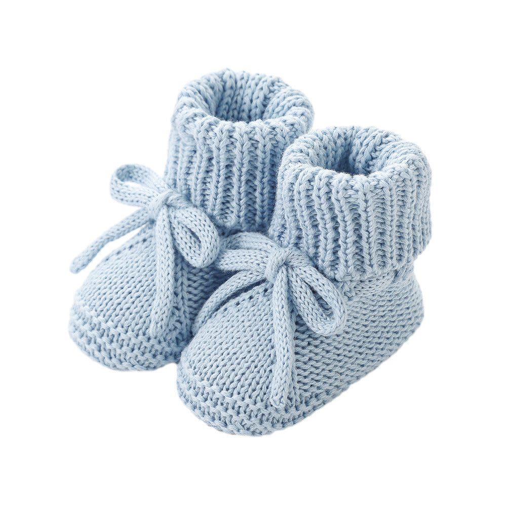 Strickschuhe für Kleinkinder mit Schleife – Bild 10 | LuxeStyle