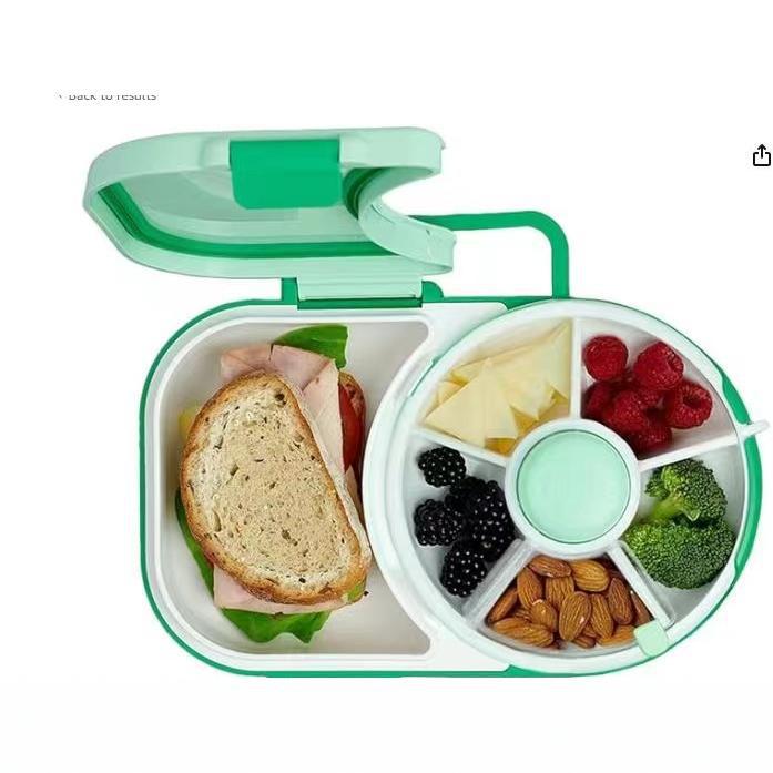 Kinder Snackbehälter mit Drehscheibe | LuxeStyle