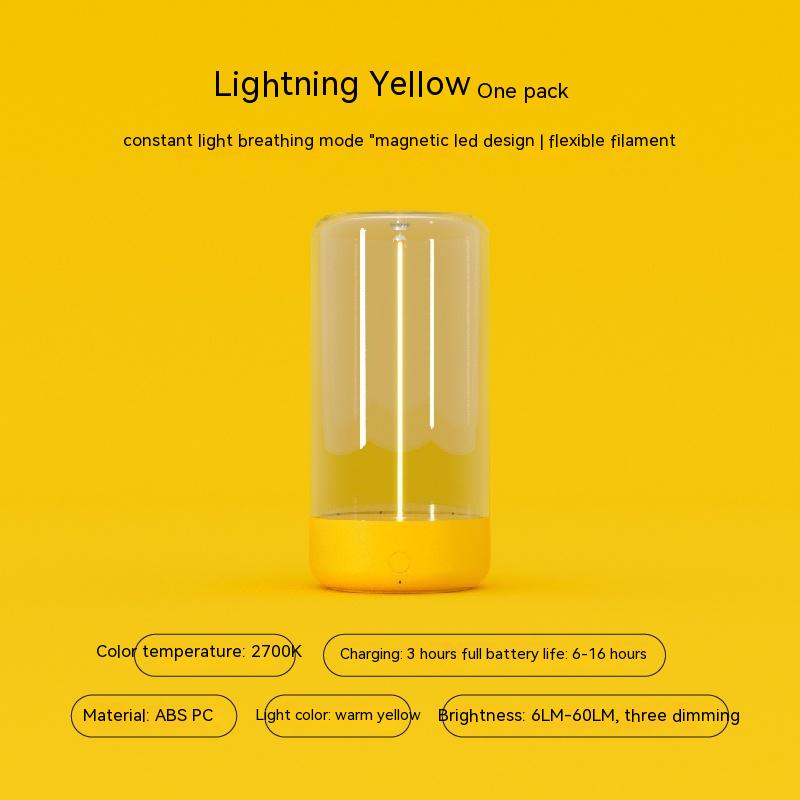 LED-Campinglampe mit Touchsteuerung und Kugeldesign