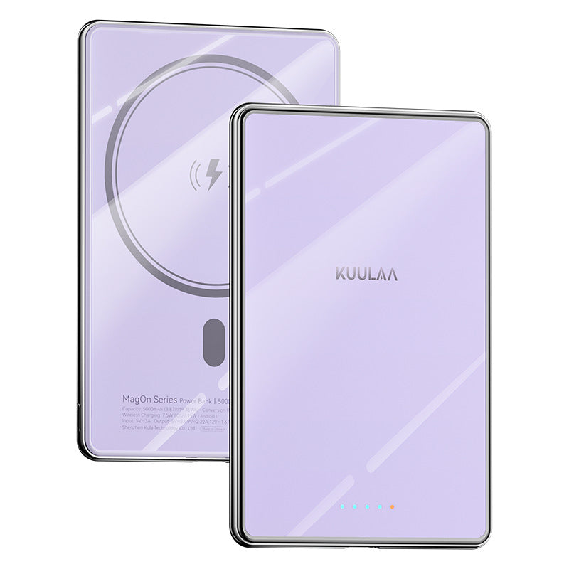 Mini Magnetic Wireless Power Bank 5000mAh