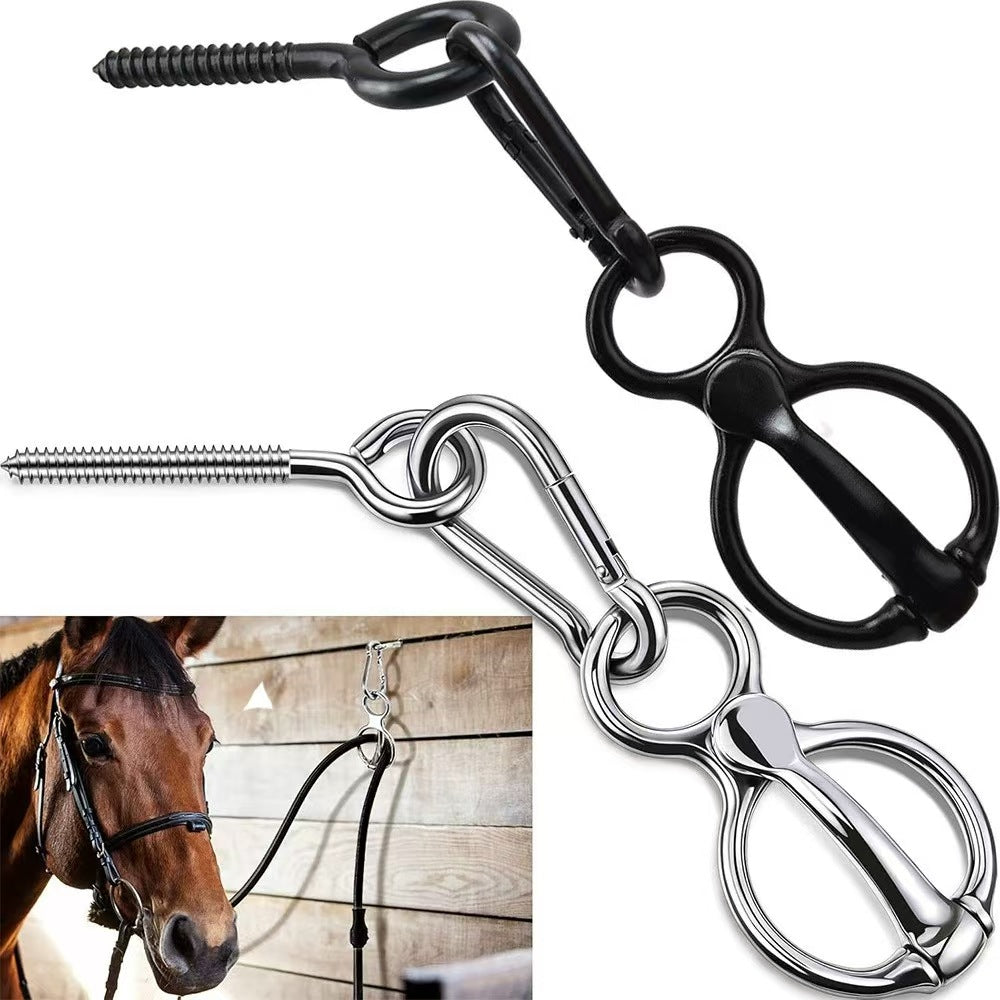 Leine String Clip Silber Schwarz Karbonstahl Hochfest
