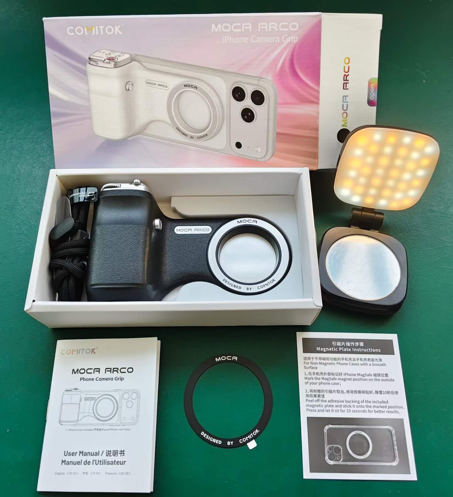 Magnetische Handy-Kamerahilfe MOCA ARCO