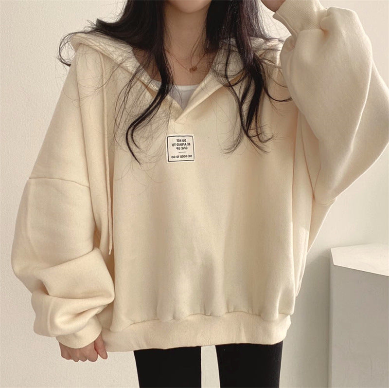 Lässiges Sweatshirt mit Kapuze