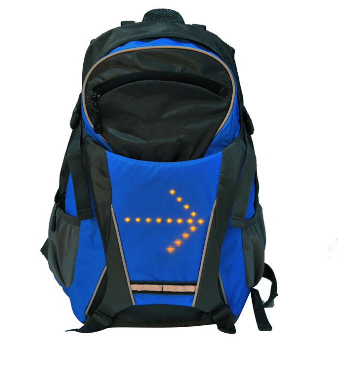 Fahrradrucksack mit LED-Warnlicht – Bild 6 | LuxeStyle