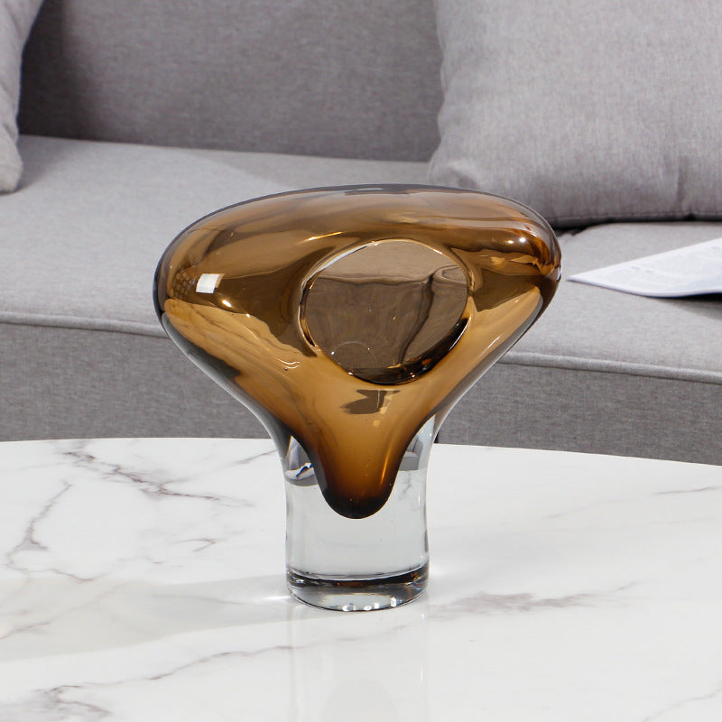 Kerzenständer aus Glas im modernen Design – Ansicht 6