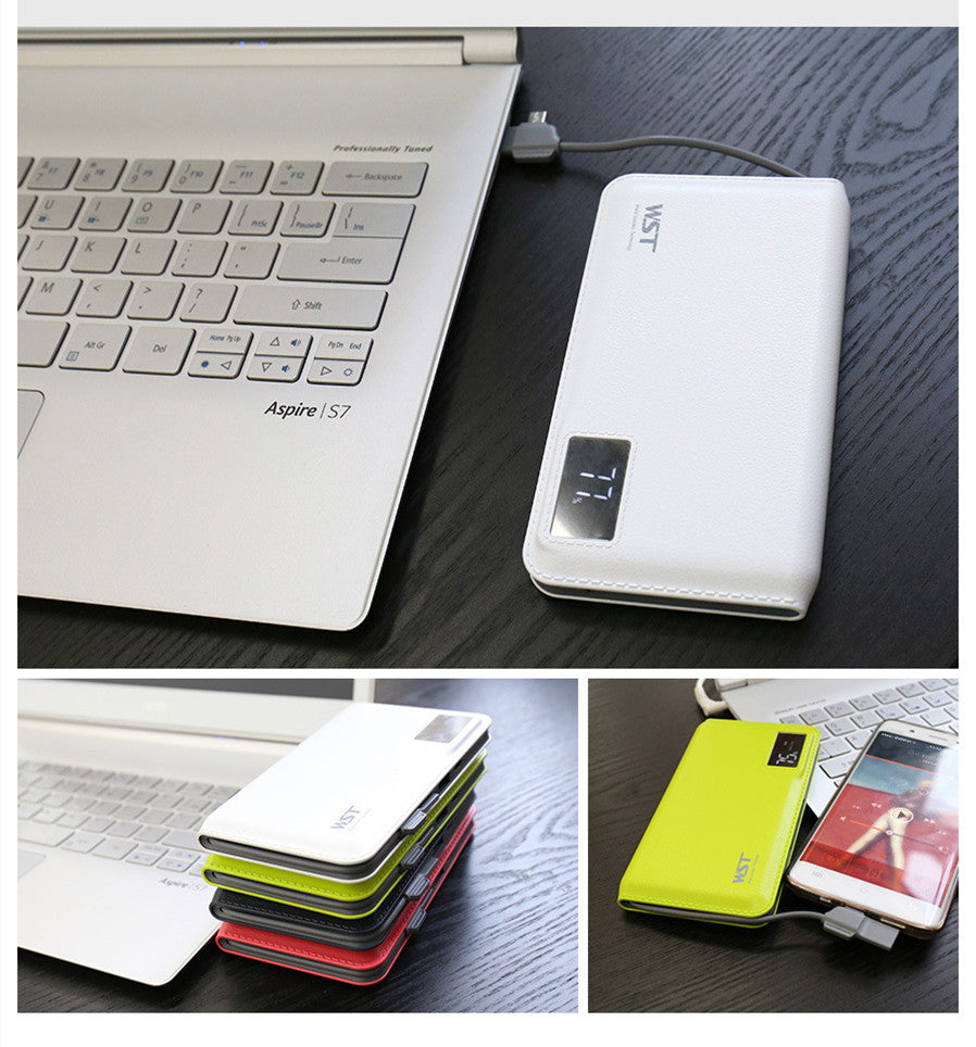 Powerbank mit LCD-Anzeige, 10'000 mAh