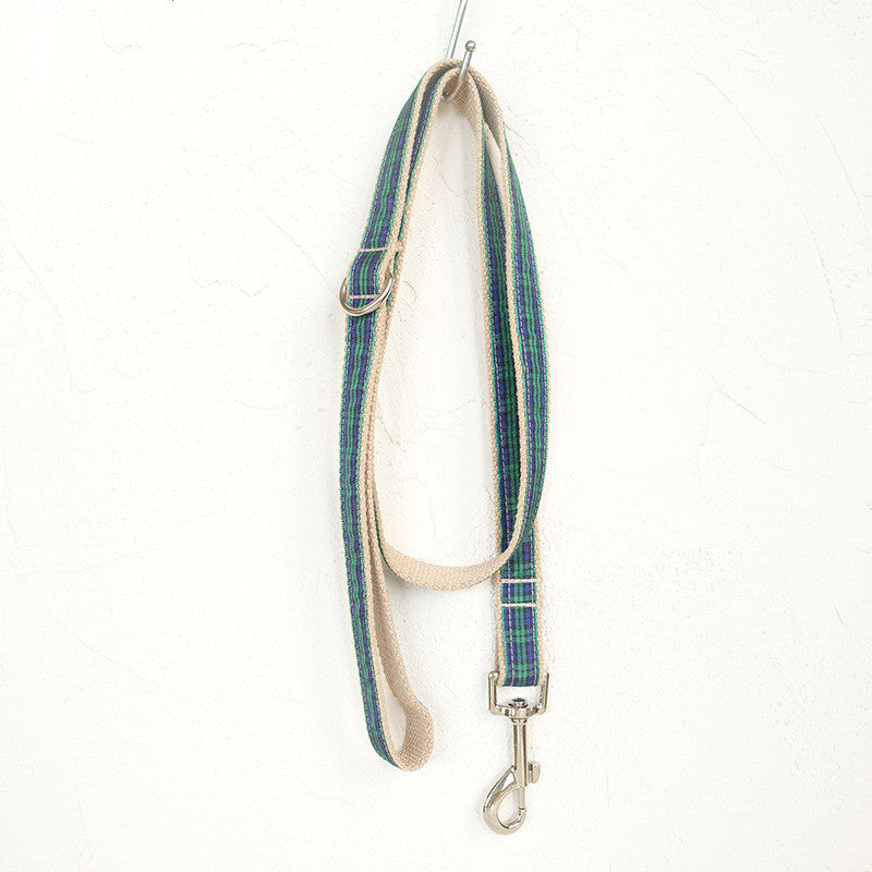 Hundehalskette "Green Checker" | LuxeStyle