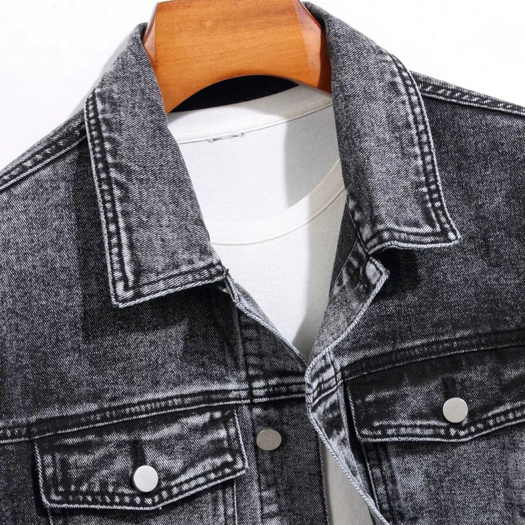 Taillierte Jeansjacke für Herren – Y104S – Ansicht 3