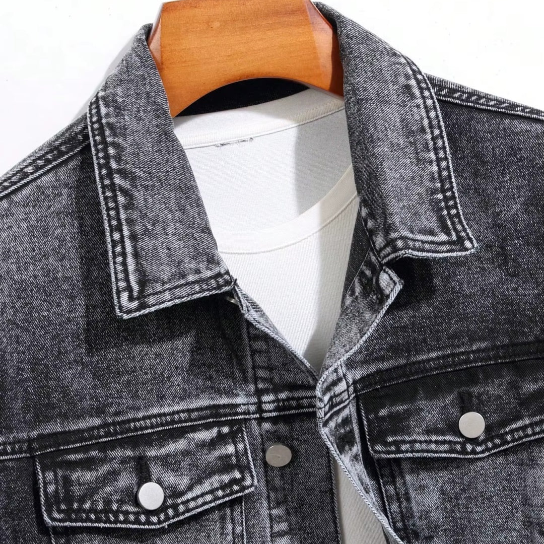 Taillierte Jeansjacke für Herren – Y104S – Ansicht 3