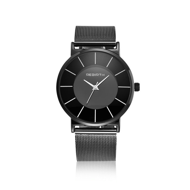 Stahlmesh-Wasserfeste Armbanduhr mit Zeiger – Bild 4 | LuxeStyle