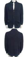 Herren Strickmantel mit Stehkragen
