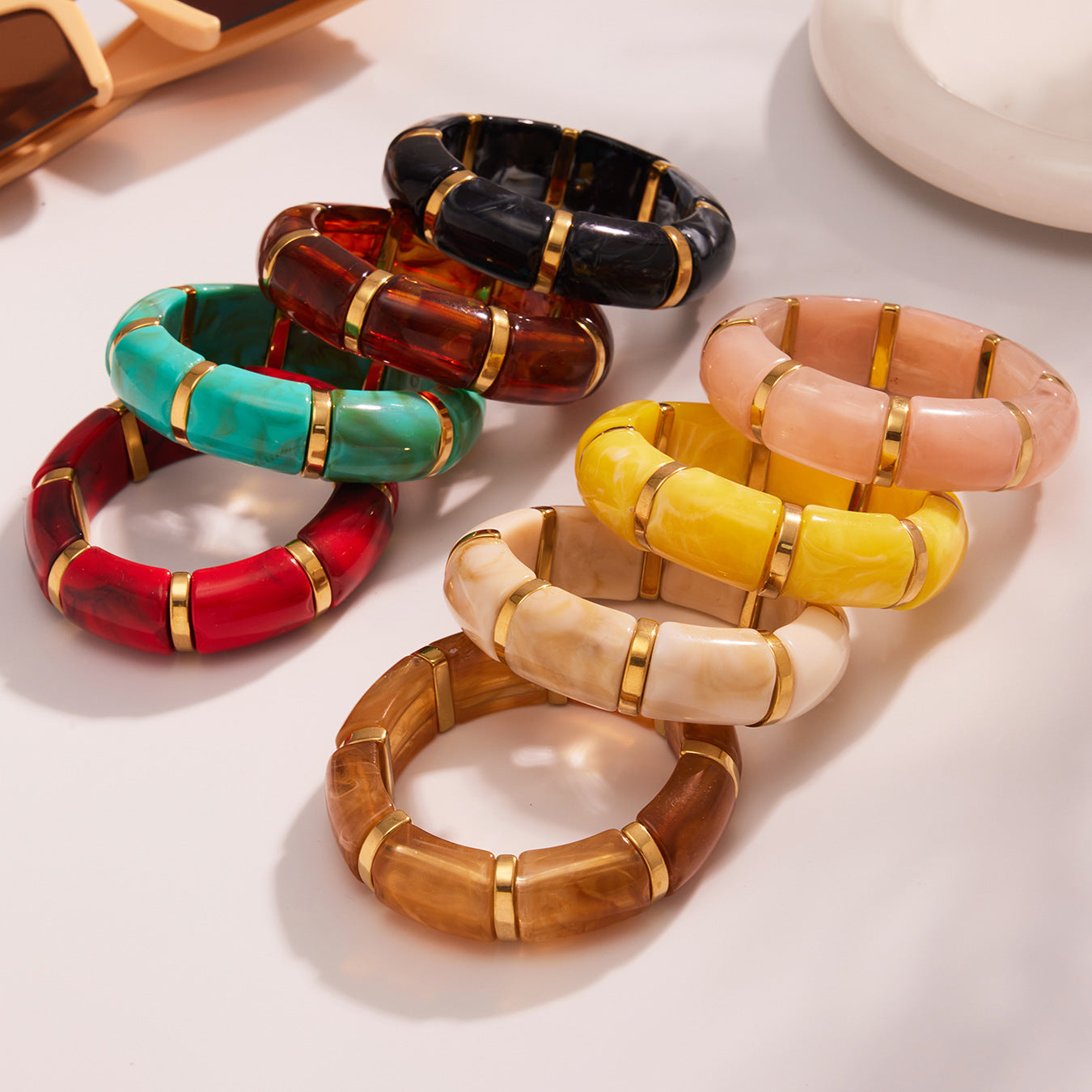 Multicolor Harz-Armband