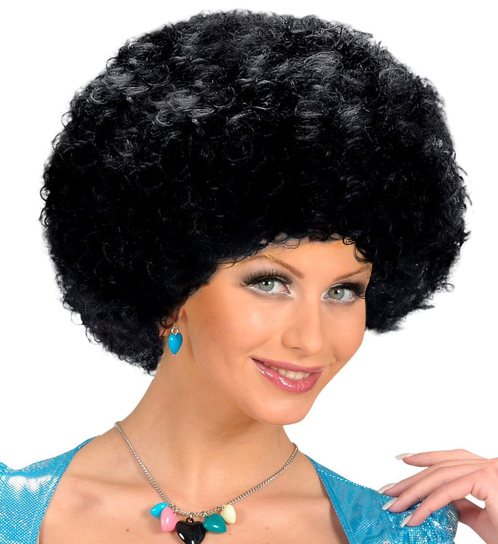 Perücke Locken schwarz – Bild 3 | LuxeStyle