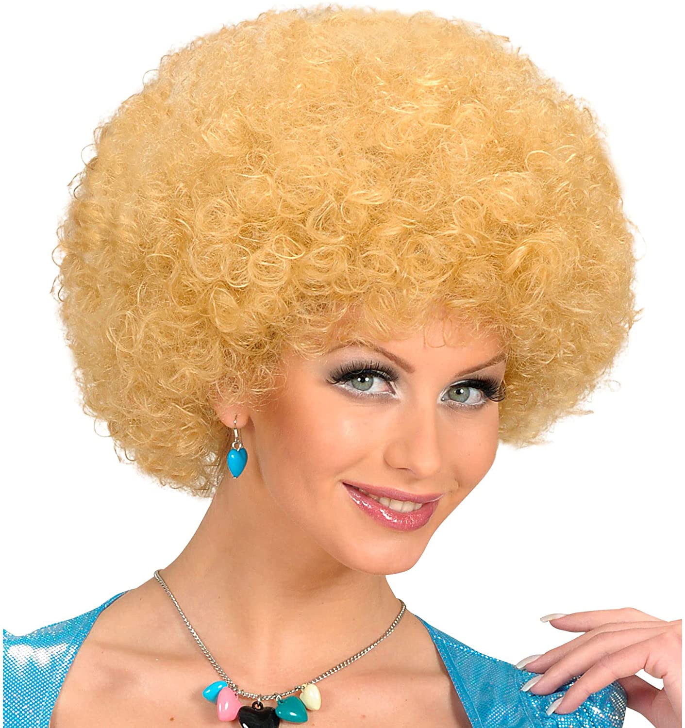 Perücke Locken blond