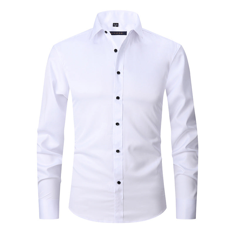 Unifarbener Stretch-Cardigan für Herren