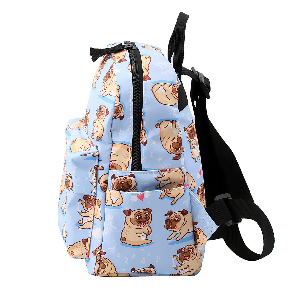 Mini-Rucksack mit verspieltem Welpen-Print – Bild 8 | LuxeStyle