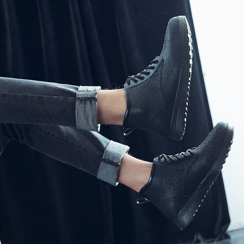 Regenstiefel mit Schnürung – Bild 8 | LuxeStyle