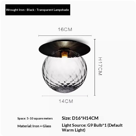 Wandlampe mit Spiegel-Finish