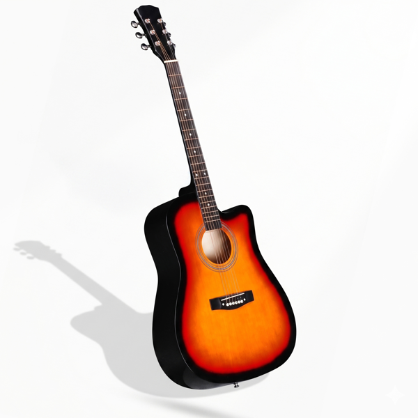 Sunset Akustikgitarre mit Zubehör