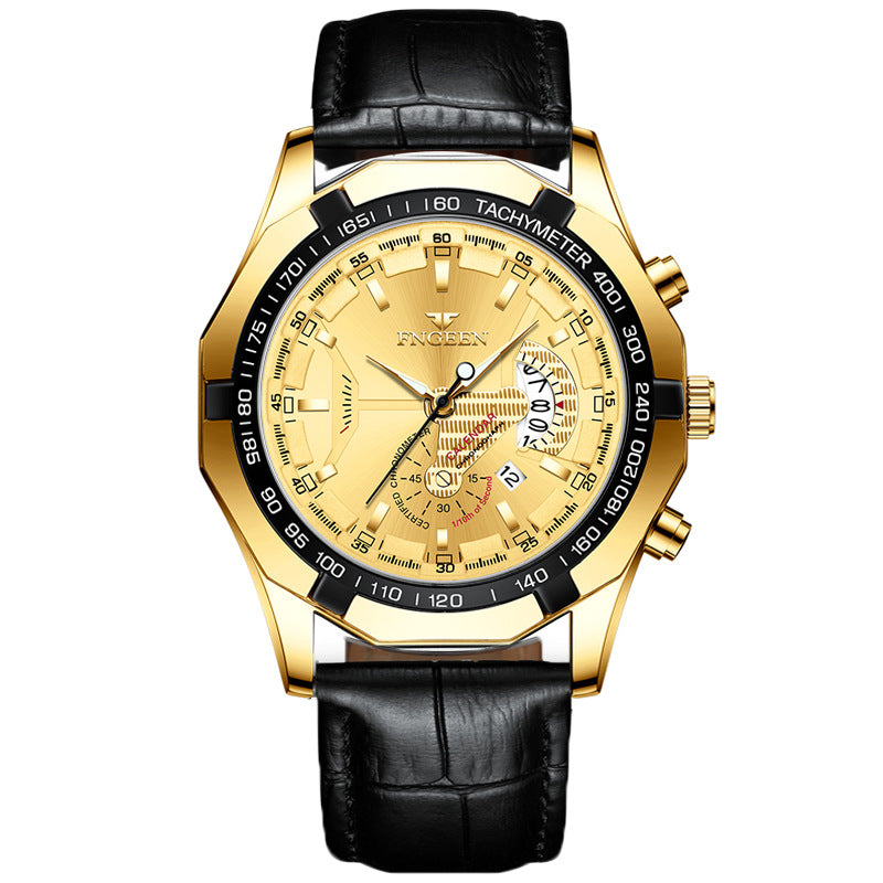 Herren Business-Uhr mit Leuchtanzeige und Kalender – Bild 15 | LuxeStyle