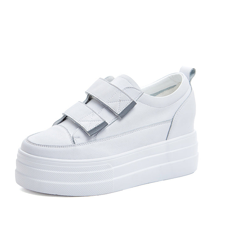 Damen Leder-Sneaker mit Klettverschluss – Bild 2 | LuxeStyle