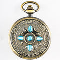 Retro Flip-Open Mechanische Taschenuhr