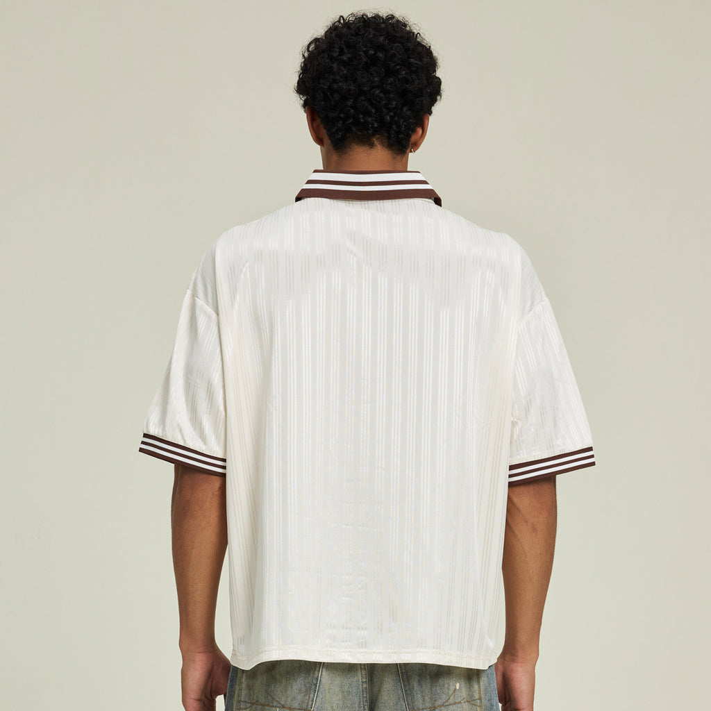 V-Neck T-Shirt für Herren, Kurzarm