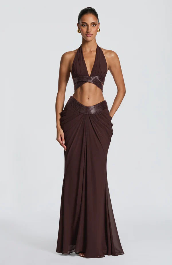 Elegantes Meerjungfrauen-Set aus Chiffon