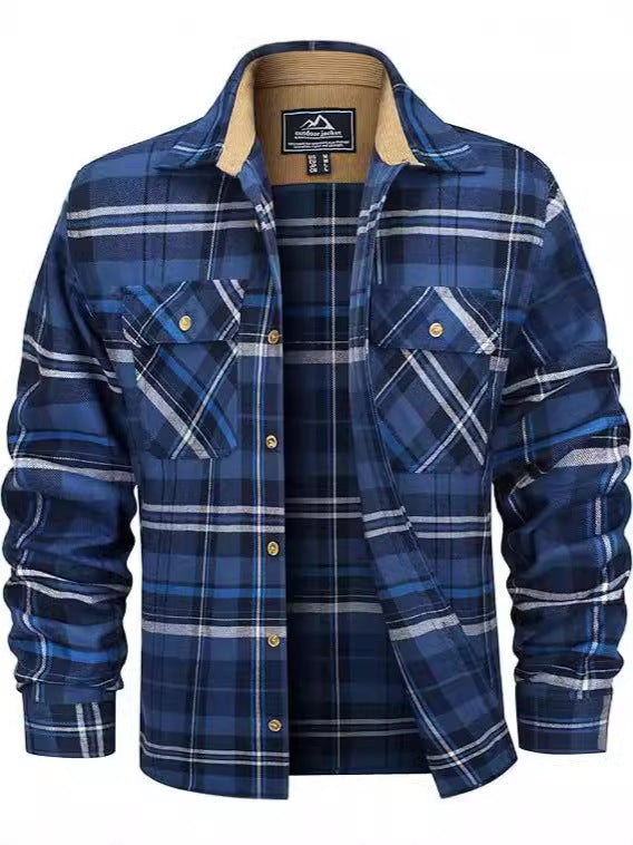 Herren Flanellhemd Kariert – Bild 4 | LuxeStyle