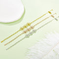 925-Silber Blüten-Armband Fiore