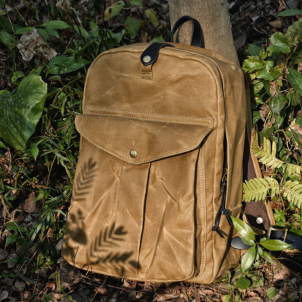 Retro Outdoor Canvas Rucksack – Bild 2 | LuxeStyle