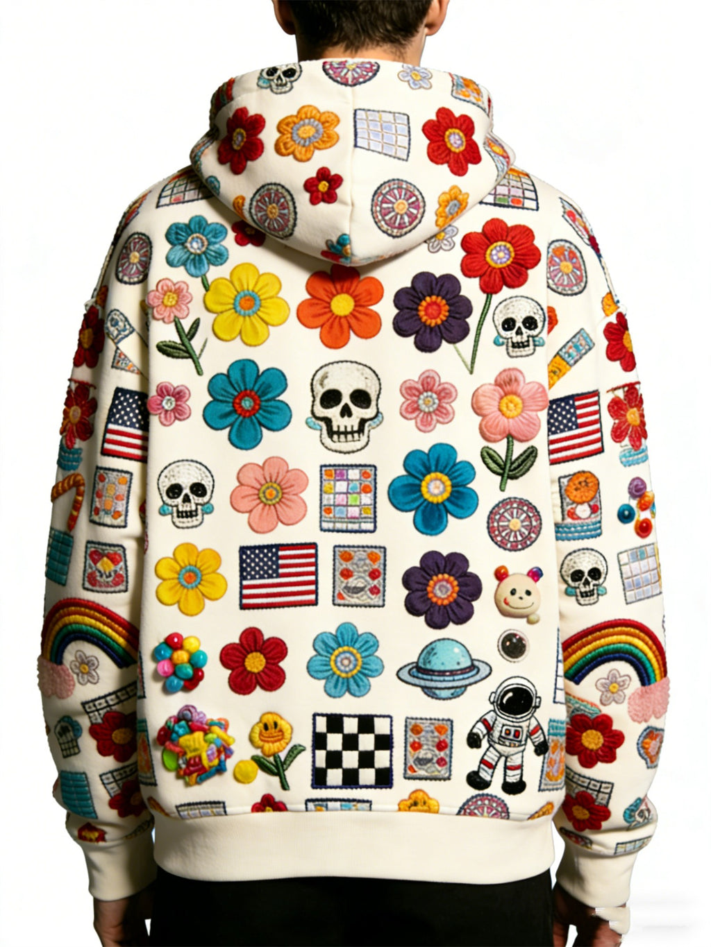 Casual Polyester-Pullover mit Druck